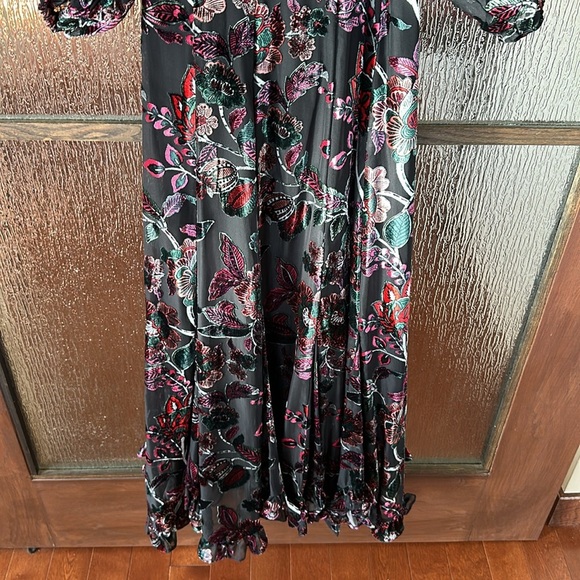 Hutch Cami Dress Floral Puff Sleeve Midi size Small. - Picture 9 of 16